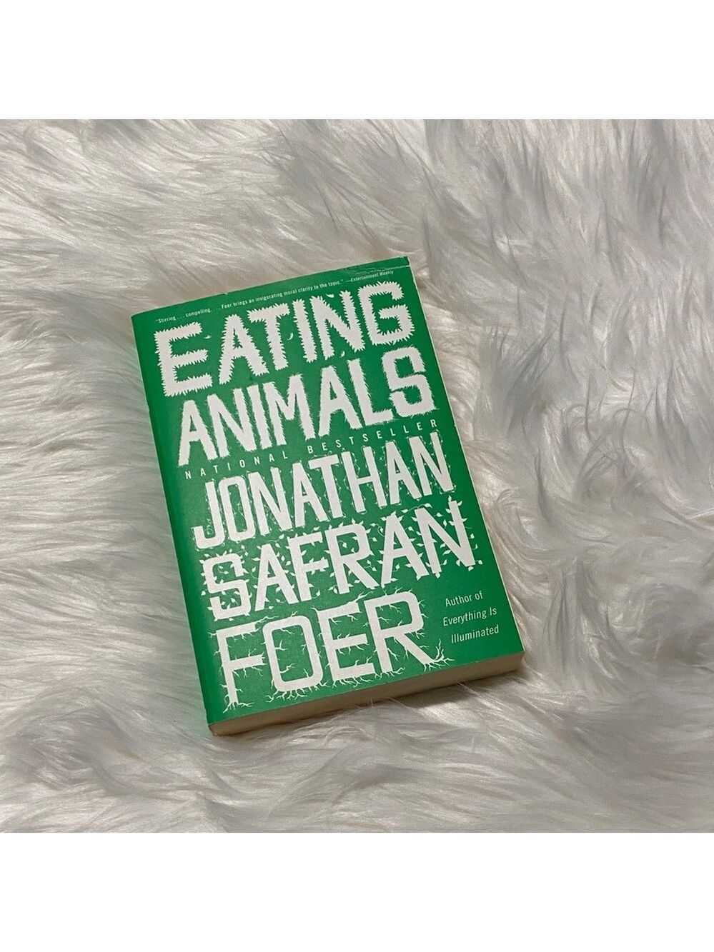 Green 'Eating Animals' Book by Jonathan Safran Foer - Picture 1 of 4